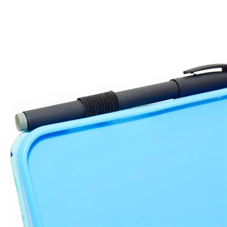 Funda resistente a los golpes para Samsung Galaxy Tab A 8.0 SM-T350 (2015) Funda de tableta de cuero con patrón cosido impreso Cubierta magnética con soporte / ranuras para tarjetas - Corazón