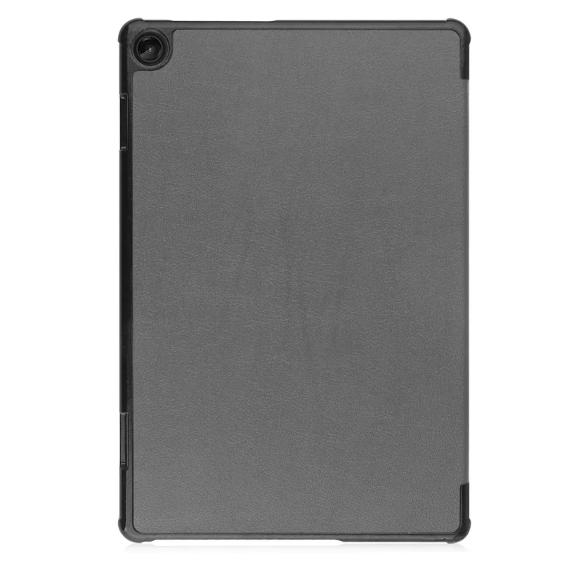 Funda de cuero sintético con soporte tríptico para Lenovo Tab M10 (3ª generación) TB-328FU/TB-328XU, con activación/desactivación automática - Gris