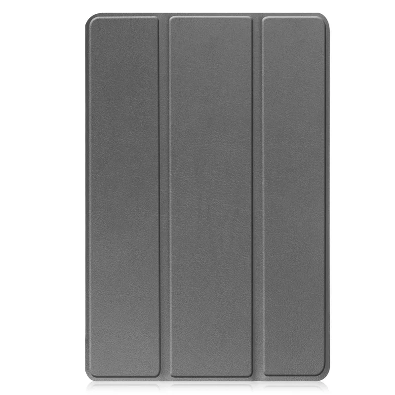Funda de cuero sintético con soporte tríptico para Lenovo Tab M10 (3ª generación) TB-328FU/TB-328XU, con activación/desactivación automática - Gris