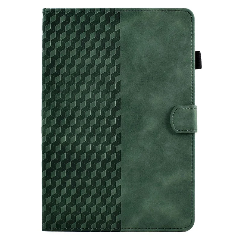 Anti-Fall Folio Flip Case for Universal 8 inch Tablet Protective Cover Pattern Imprinted Solid Color Auto Wake / Sleep Leather Case with Card Slots / Stand - Green
