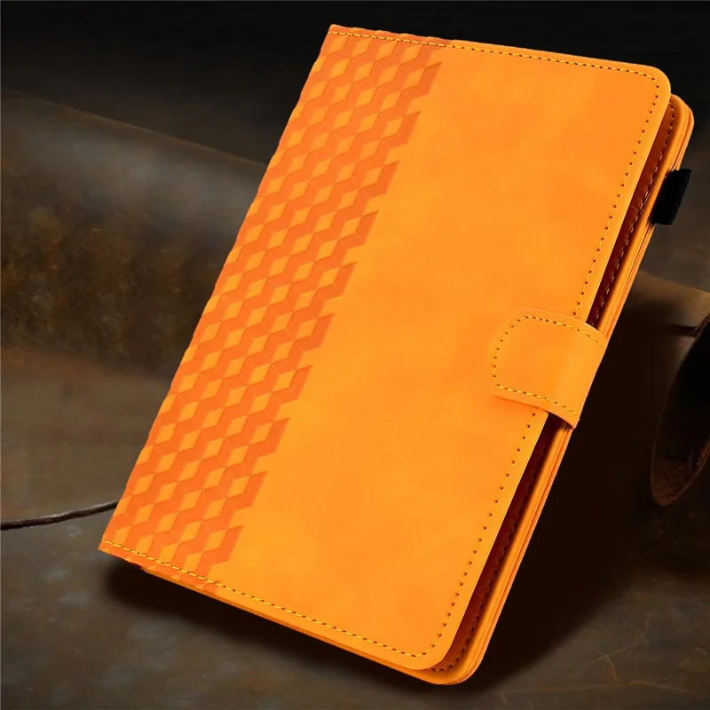 Anti-Fall Folio Flip Case for Universal 8 inch Tablet Protective Cover Pattern Imprinted Solid Color Auto Wake / Sleep Leather Case with Card Slots / Stand - Khaki