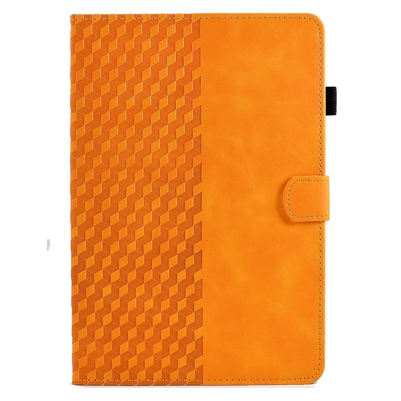 Étui anti-rayures pour tablette universelle de 10 pouces avec réveil/veille automatique, couverture en cuir avec motif imprimé, couleur unie, étui de protection avec fentes pour cartes/support - Kaki