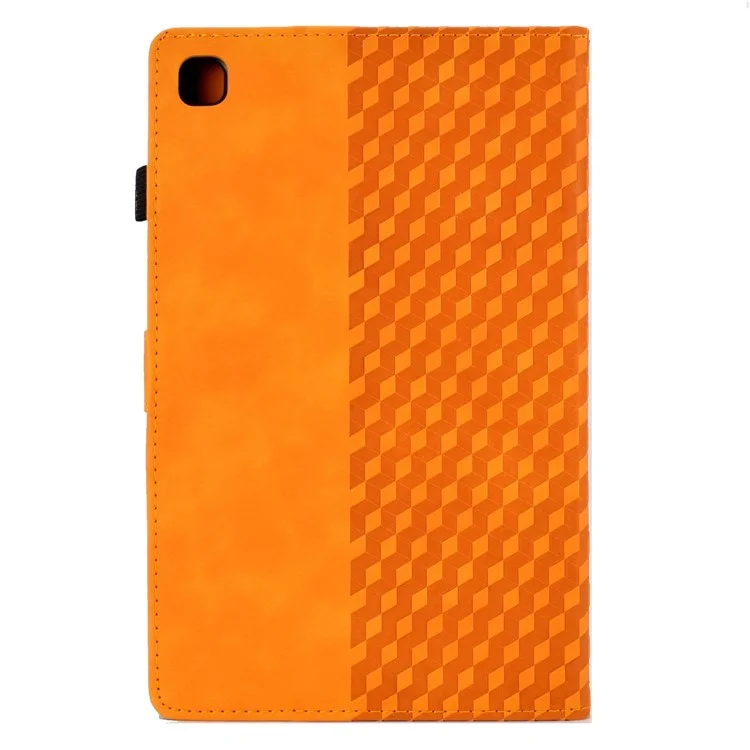 Pour Samsung Galaxy Tab S6 Lite (SM-P610 / 615) Couleur de Couleur Unie à la Couleur de la Couleur de la Couleur Anti-drop Sillage de Couverture en Cuir Automatique / Protecteur de Comprimés Imprimés de Modèle de Sommeil Avec Des Emplacements de Carte / Supporter - Kaki