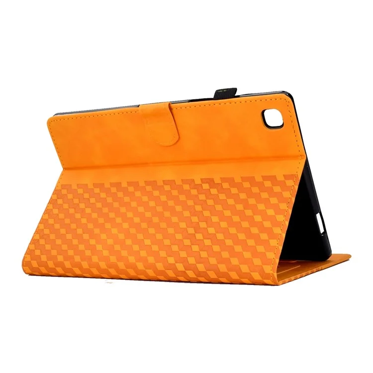 Pour Samsung Galaxy Tab S6 Lite (SM-P610 / 615) Couleur de Couleur Unie à la Couleur de la Couleur de la Couleur Anti-drop Sillage de Couverture en Cuir Automatique / Protecteur de Comprimés Imprimés de Modèle de Sommeil Avec Des Emplacements de Carte / Supporter - Kaki