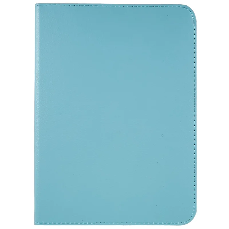 For iPad (2025) / iPad 10.9 (2022) Tablet Case PU Leather Protective Cover with 360 Degree Rotating Stand - Baby Blue