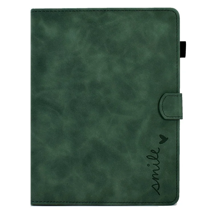 Folio Stand Case for 10.0" Tablet, Pattern Imprinted PU Leather Card Slots Universal Protective Cover with Pen Holder, Support Auto Sleep / Wake - Green