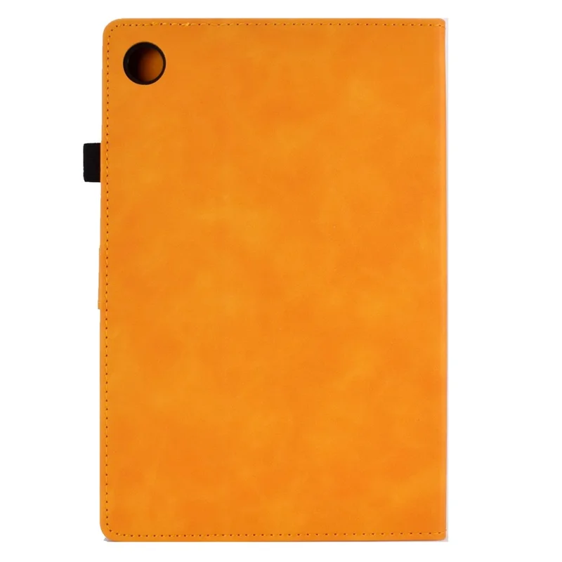 Pattern Imprinted Shockproof Case for Lenovo Tab M10 (Gen 3) TB-328FU / TB-328XU Anti-Fall Solid Color Leather Tablet Case Protective Folio Flip Cover with Card Slots Support Auto Wake / Sleep - Khaki