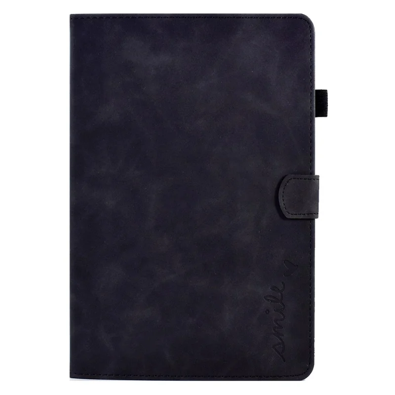 For Huawei Enjoy Tablet 2  /  MatePad T 10 9.7 inch  /  T 10S 10.1 inch  /  Honor Pad 6 10.1-inch  /  Pad X6 9.7 inch Tablet Case Pattern Imprinted PU Leather Card Slots Stand Cover - Black