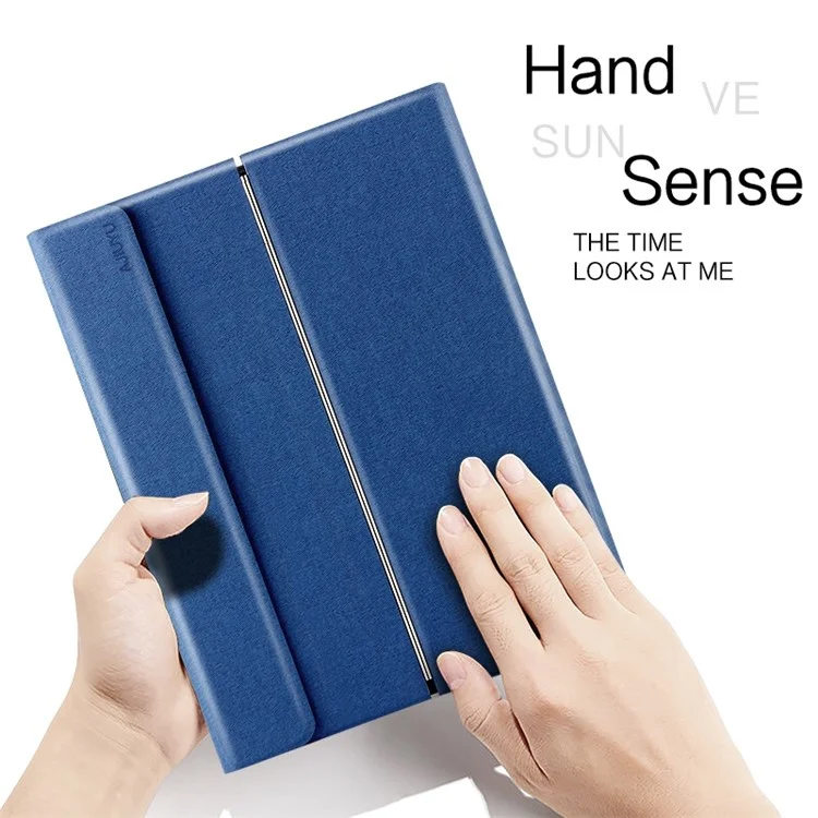 JIUYU For Xiaomi Redmi Pad Detachable Bluetooth-compatible Keyboard with Hinge Stand Leather Case - Blue