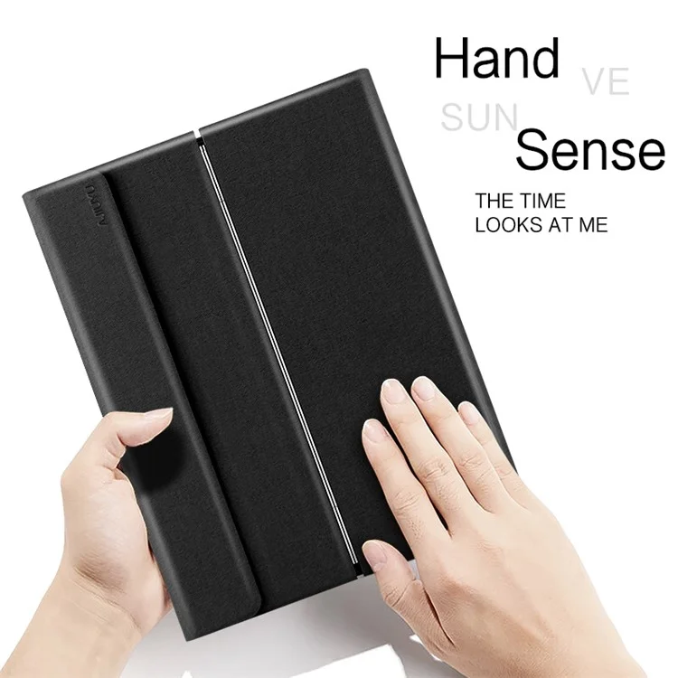 Jiuyu Para Xiaomi Redmi Pad, Una Caja de Teclado Bluetooth Inalámbrica Desmontable Con Cubierta de Cuero - Negro