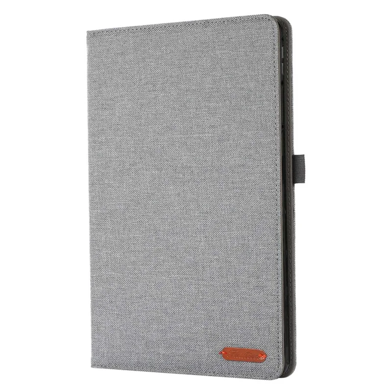 For Huawei MatePad Pro 11 (2022) Cloth Texture Stand Tablet Case PU Leather Card Holder Anti-scratch Cover - Grey