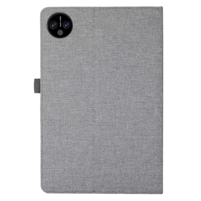 For Huawei MatePad Pro 11 (2022) Cloth Texture Stand Tablet Case PU Leather Card Holder Anti-scratch Cover - Grey