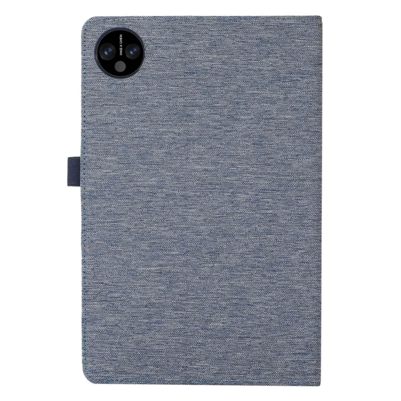 For Huawei MatePad Pro 11 (2022) Cloth Texture Stand Tablet Case PU Leather Card Holder Anti-scratch Cover - Blue