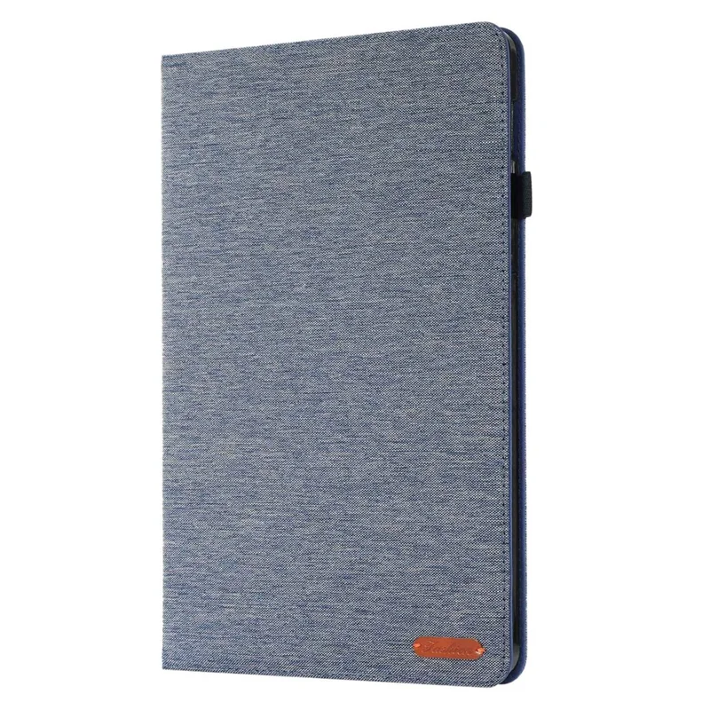 For Xiaomi Pad 5 Pro 12.4 (2022) Cloth Texture PU Leather Stand Case Tablet Protective Cover with Card Slots - Blue