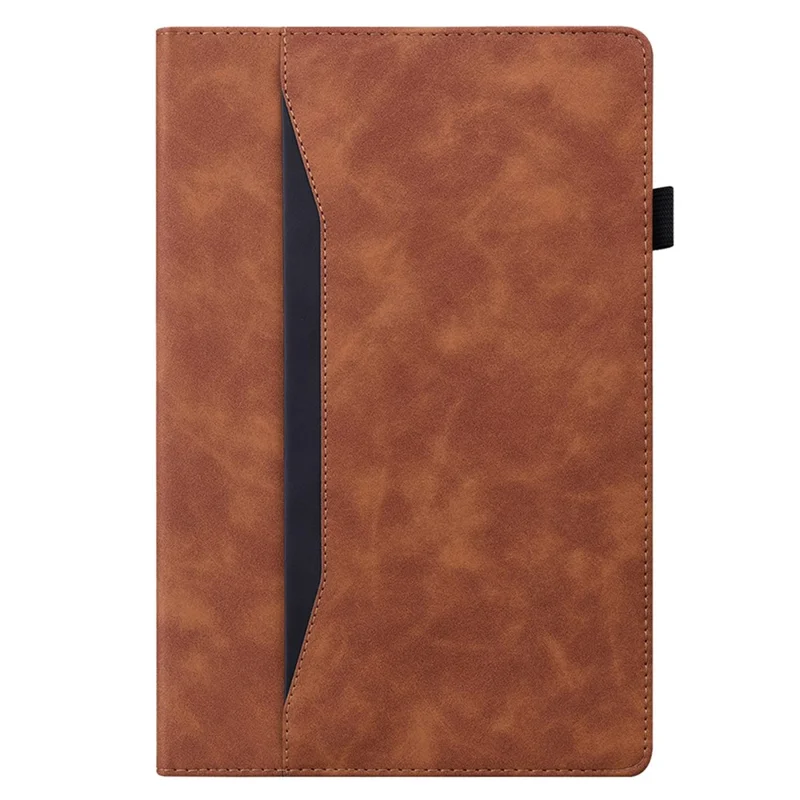 Pour Xiaomi Pad 5 Pro pu le Cuir de Table de Tablette de Tablette de Support de Support de Protection Anti-rayures Avec Support de Crayon et Fermeture de Bande Élastique - Brun