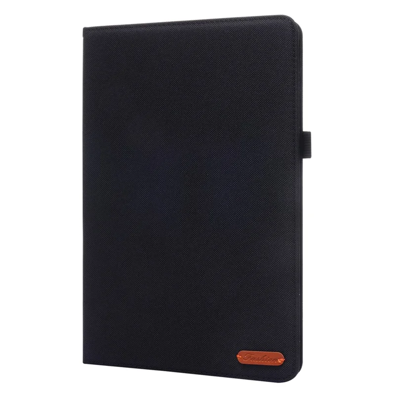 For Xiaomi Pad 5 / Pad 5 Pro Cloth Texture Tablet Case Full Body Protection PU Leather Card Holder Folio Stand Cover - Black