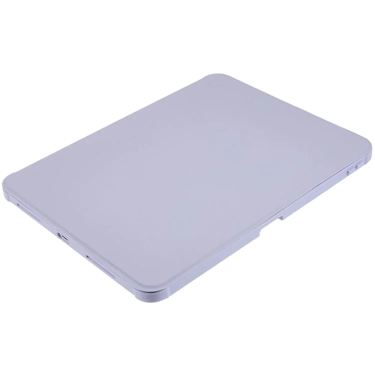 Para iPad Pro 11 (2018) / (2020) / (2021) / (2022) Capa de Tablet à Prova de Choque de Couro PU + TPU + Acrílico Anti-Queda Capa Protetora com Suporte Rotativo - Roxo