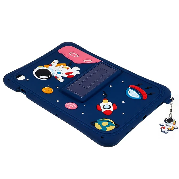 Pour Samsung Galaxy Tab A8 10.5 (2021) Tablet Kickstand Couet Animé Universe Universe Space Pattern Slicone Couvre en Silicone