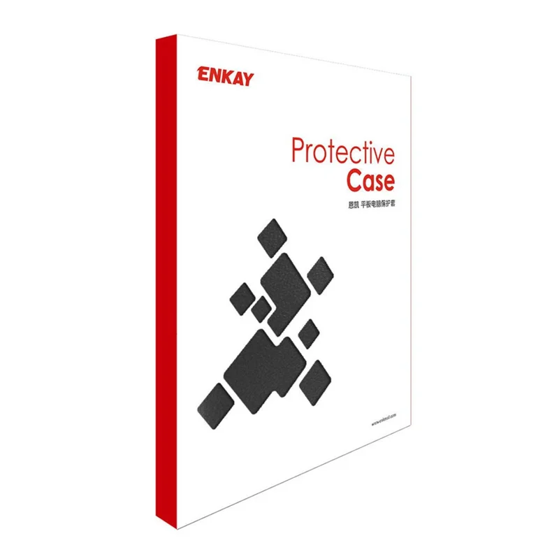 ENKAY Shockproof Case for iPad (2025) / 10.9 (2022) Litchi Texture 360 Degree Rotating Stand PU Leather Tablet Case - White