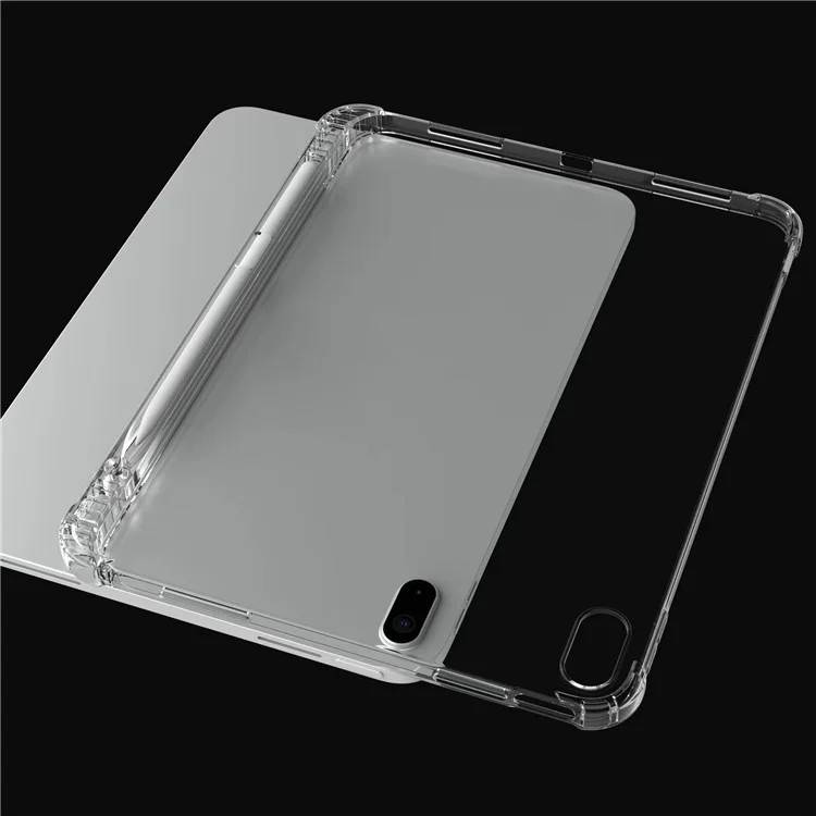Per iPad 10.9 (2022) / iPad 10th Gen Soft TPU Protective Case Reinforced Corner Anti-Scratch Ultra Clear Tablet Cover with Pencil Holder