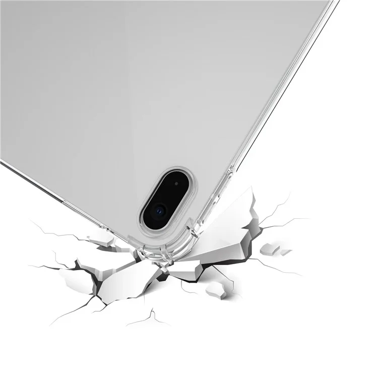 Для iPad 10.9 (2022) / iPad 10-го поколения Мягкий чехол TPU с прозрачной задней крышкой и защитой углов от ударов