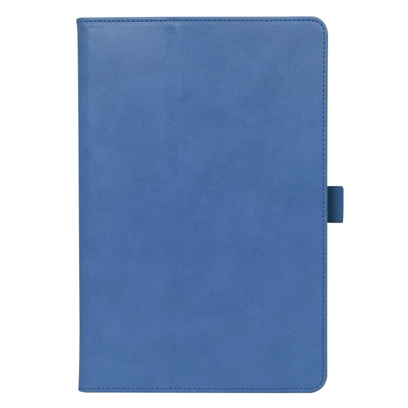 For Honor Pad X8 Business Retro Texture Tablet Case PU Leather Card Holder Stand Cover with Hand Strap and Elastic Band - Blue