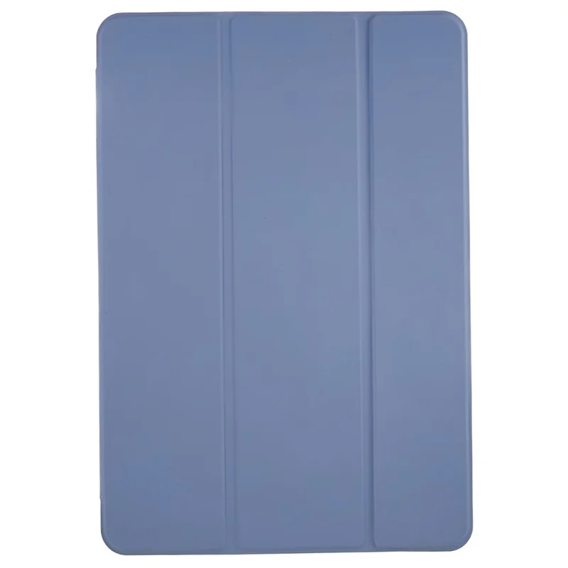 For Xiaomi Pad 5 Pro 12.4 (2022) Trifold Stand PU Leather Tablet Case Full Protection Matte TPU Back Cover - Baby Blue