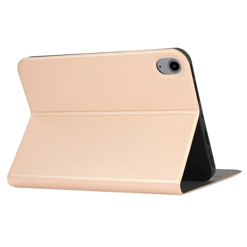 For iPad (2025)/10.9 (2022) Case PU Leather Adjustable Stand Tablet Protective Cover - Gold
