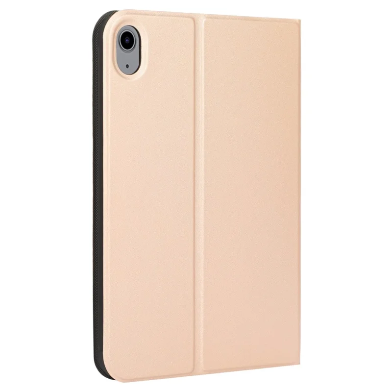 For iPad (2025)/10.9 (2022) Case PU Leather Adjustable Stand Tablet Protective Cover - Gold