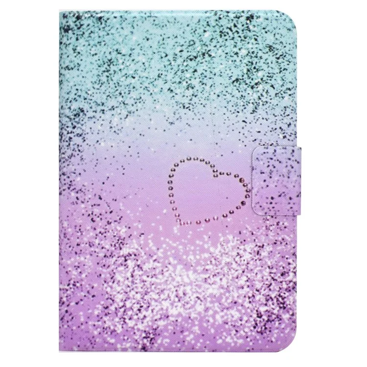 Para iPad 10.9 (2022) / iPad 10ª Geração Padrão de Impressão Capa de Tablet de Couro PU Dobrável com Suporte Dobrável Capa Protetora com Porta-Cartões - Quicksand Amoroso