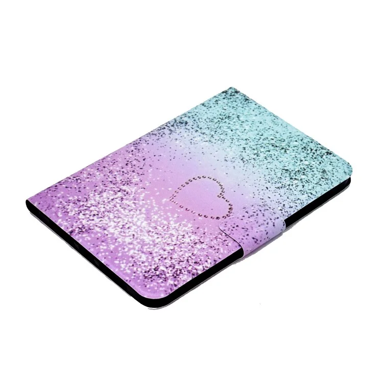 Para iPad 10.9 (2022) / iPad 10ª Geração Padrão de Impressão Capa de Tablet de Couro PU Dobrável com Suporte Dobrável Capa Protetora com Porta-Cartões - Quicksand Amoroso