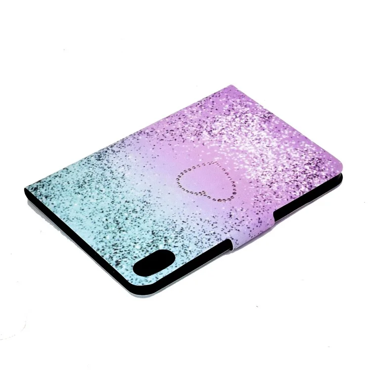 Para iPad 10.9 (2022) / iPad 10ª Geração Padrão de Impressão Capa de Tablet de Couro PU Dobrável com Suporte Dobrável Capa Protetora com Porta-Cartões - Quicksand Amoroso