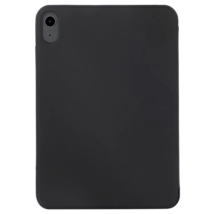 For iPad (2025) / 10.9 (2022) PU Leather Tablet Case Auto Wake / Sleep Stand Protective Cover - Black