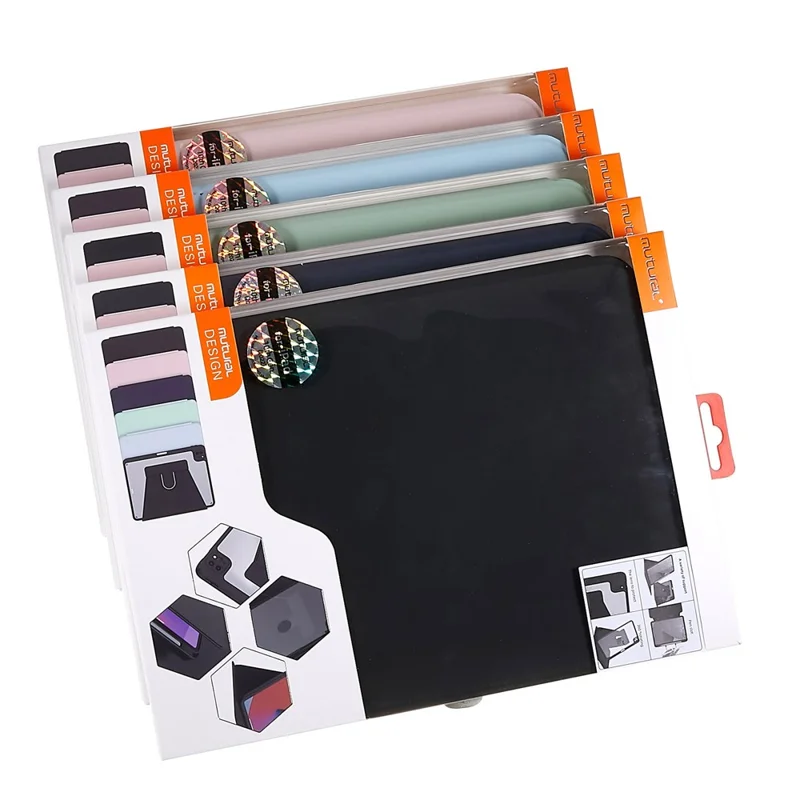 MUTURAL for iPad (2025) / 10.9 (2022) PU Leather Stand Tablet Case Clear Transparent Back Shockproof Protective Cover with Pen Holder - Pink