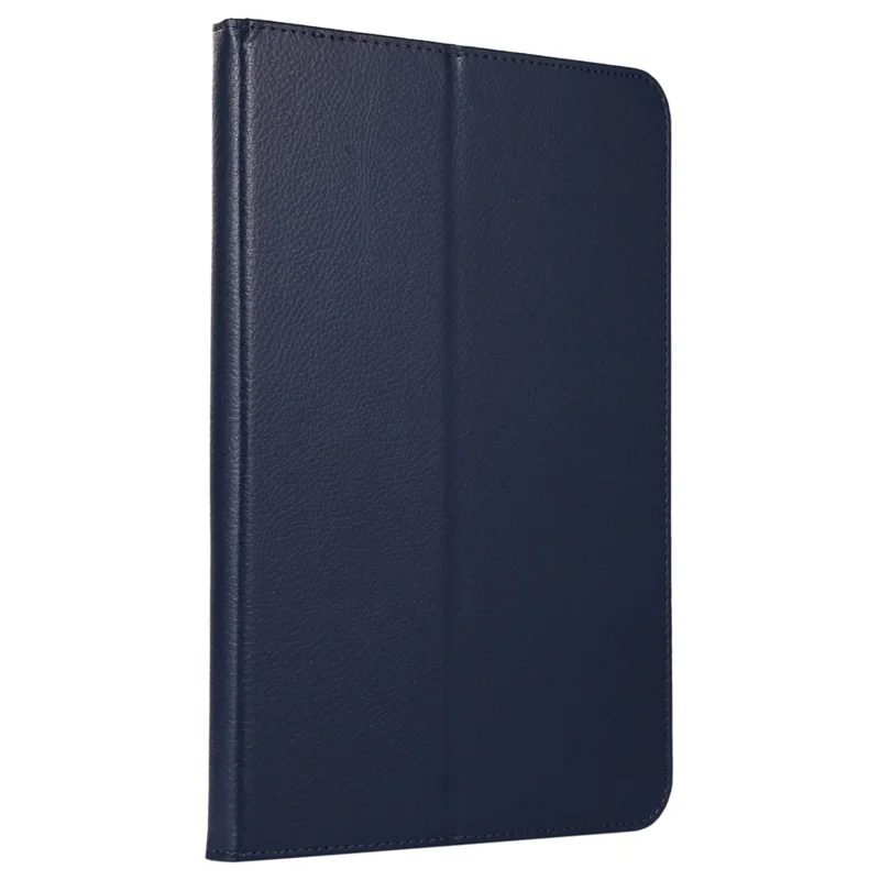 Litchi Texture PU Leather Case for iPad (2025) / 10.9 (2022) Stand Auto Wake / Sleep Protective Tablet Cover - Dark Blue