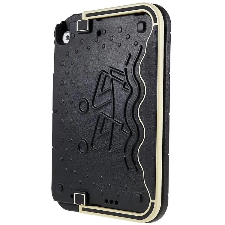 Para Ipad Air (2013) / Air 2 / Ipad 9,7 Polegadas (2017) /(2018) Raddando Estilo de Barco EVA + Abds à Prova de Choque de Choques de Choque Ajustável Tampa de Proteção de Comprimido - Preto