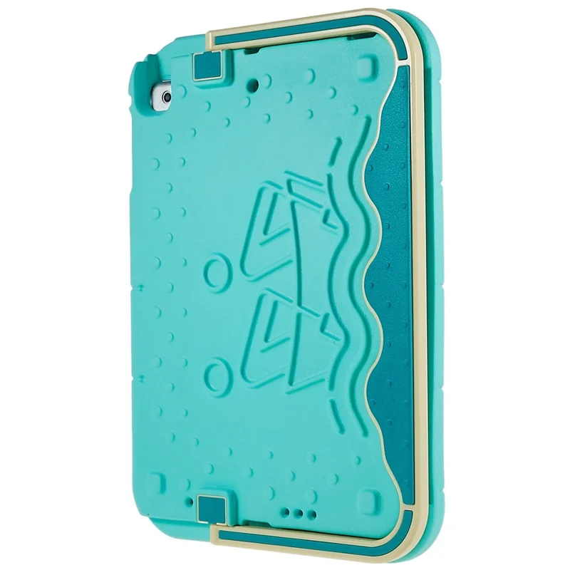 Til iPad Air (2013) / Air 2 / iPad 9,7 tommer (2017) / (2018) Padlebådsstil EVA + ABS stødfast taske Justérbar støtte til tablet - Blå