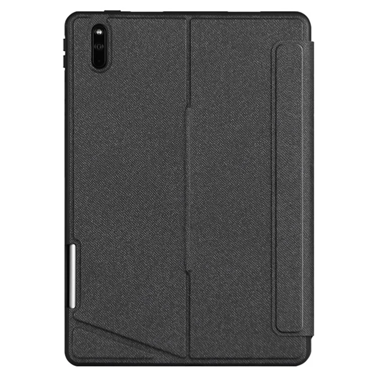 For Huawei MatePad 11 (2021) Leather Case + Bluetooth-compatible Keyboard with Backlight Trackpad