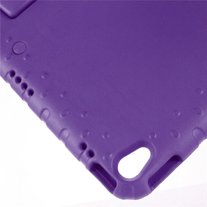 For iPad (2025) / 10.9 (2022) Protective EVA Case Anti-Fall Tablet Cover Shockproof Case with Kickstand Handle - Purple