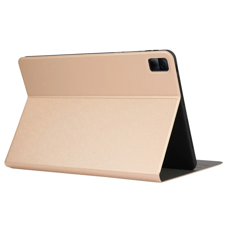 For Xiaomi Redmi Pad Shockproof Anti-scratch PU Leather Flip Case Tablet Stand Protective Cover - Gold