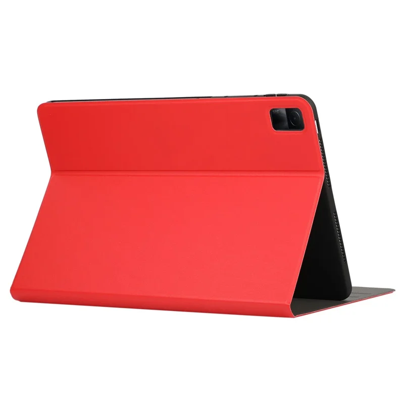 Für Xiaomi Redmi Pad Schockdicht Anti-kratzer PU Leder Flip Case Tablet Standschutzabdeckung - Rot