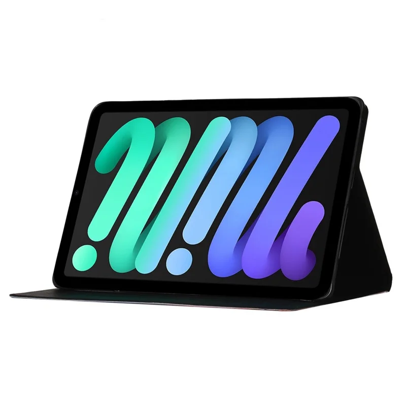 Cover per tablet con supporto, porta carte, stampa a motivo, in ecopelle con accensione/spegnimento automatico e anti-caduta per iPad (2025) / 10,9 (2022) - Daisy