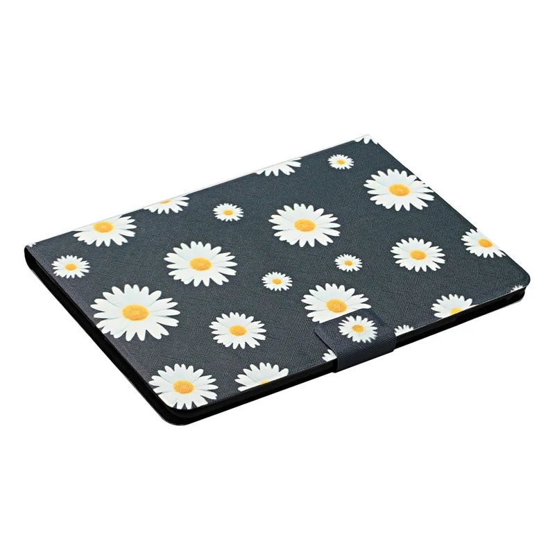 Cover per tablet con supporto, porta carte, stampa a motivo, in ecopelle con accensione/spegnimento automatico e anti-caduta per iPad (2025) / 10,9 (2022) - Daisy