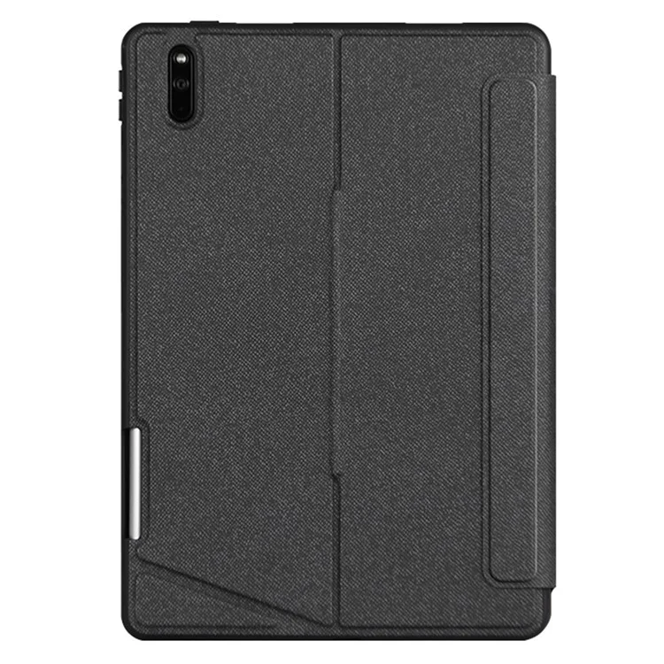 For Huawei MatePad Pro 10.8 (2019) / (2021) Leather Case + Bluetooth-compatible Keyboard with Backlight Trackpad