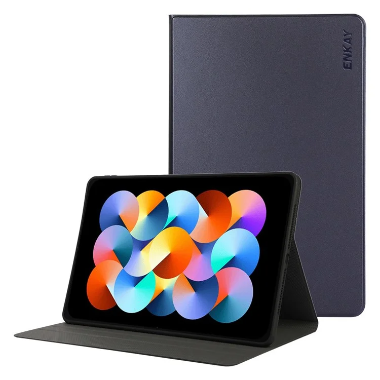 Enkay Hat Prince Para Xiaomi Redmi Pad Alow / Sono PU Leather + TPU Tablet Caixa Ajuste Tampa de Proteção Completa - Azul Escuro