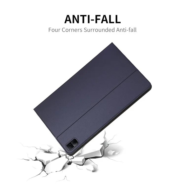 Enkay Hat Prince Para Xiaomi Redmi Pad Alow / Sono PU Leather + TPU Tablet Caixa Ajuste Tampa de Proteção Completa - Azul Escuro