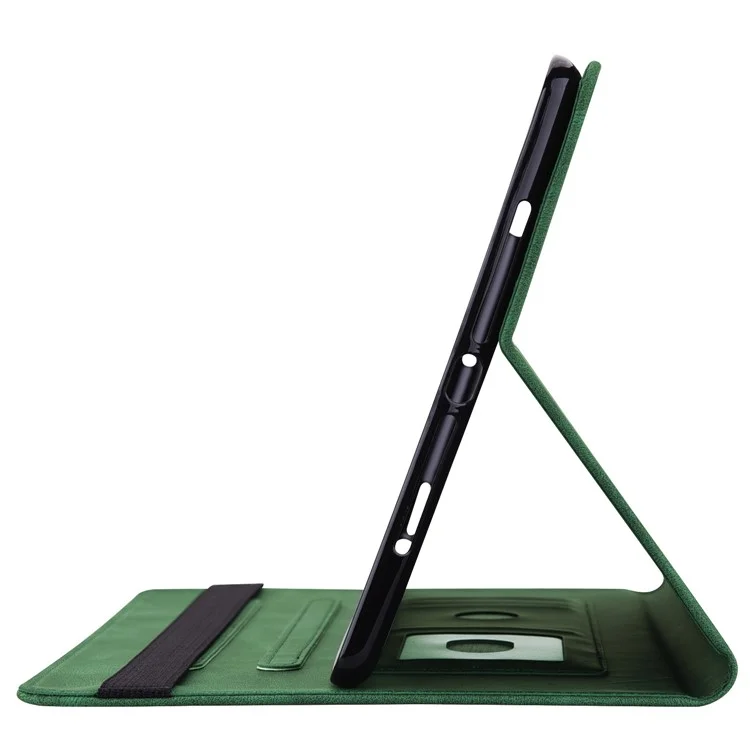 Pour Ipad 10.9 (2022) / Ipad 10e Génération Butterfly Fleur Imprimé de Protection Contre la Protection Contre le Support en Cuir PU Support de Carte en Cuir Support Smart Tablet Avec Porte-crayon - Vert