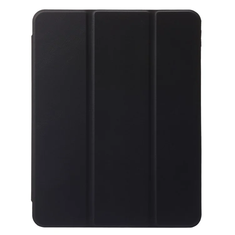 Tablet Case For iPad (2025) / 10.9 (2022) PU Leather + TPU + Acrylic Stand Cover with Auto Wake / Sleep - Black