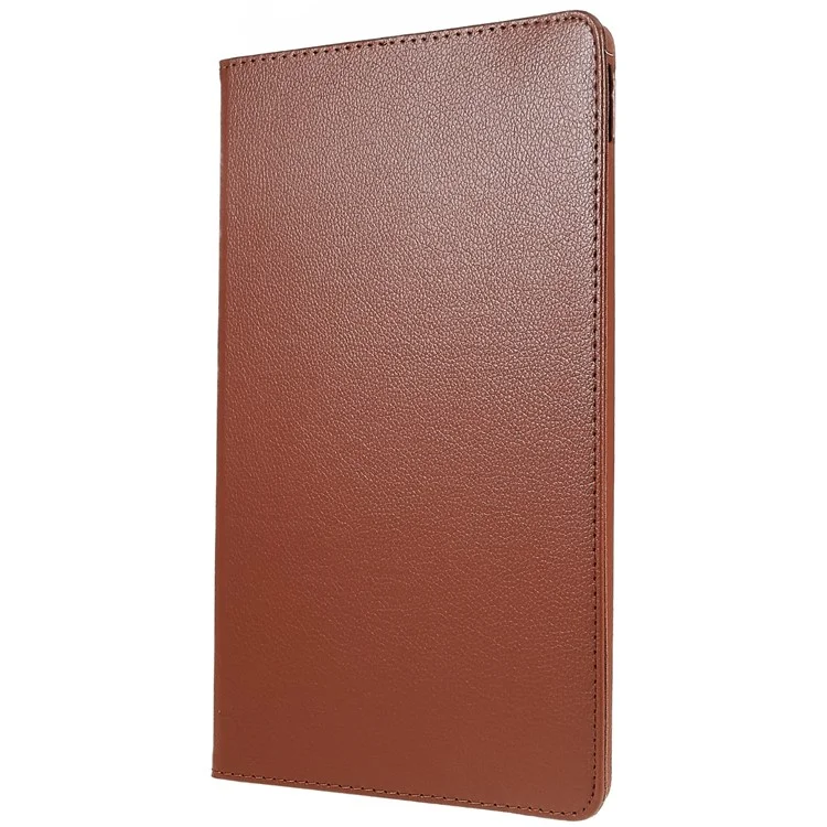 Für Lenovo Tab P11 Gen 2 Drehbarer Tablet-Ständer-Etui aus PU-Leder, sturzfest, mit Gummiband - Braun