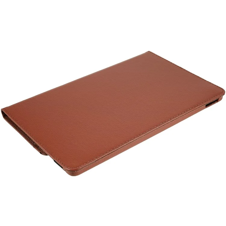 Für Lenovo Tab P11 Gen 2 Drehbarer Tablet-Ständer-Etui aus PU-Leder, sturzfest, mit Gummiband - Braun